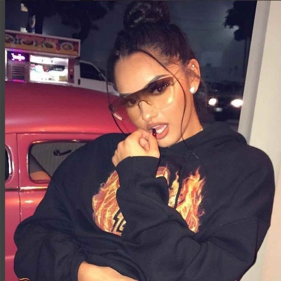 Accessories - Oversized Sunglasses Women Fashion Transparent